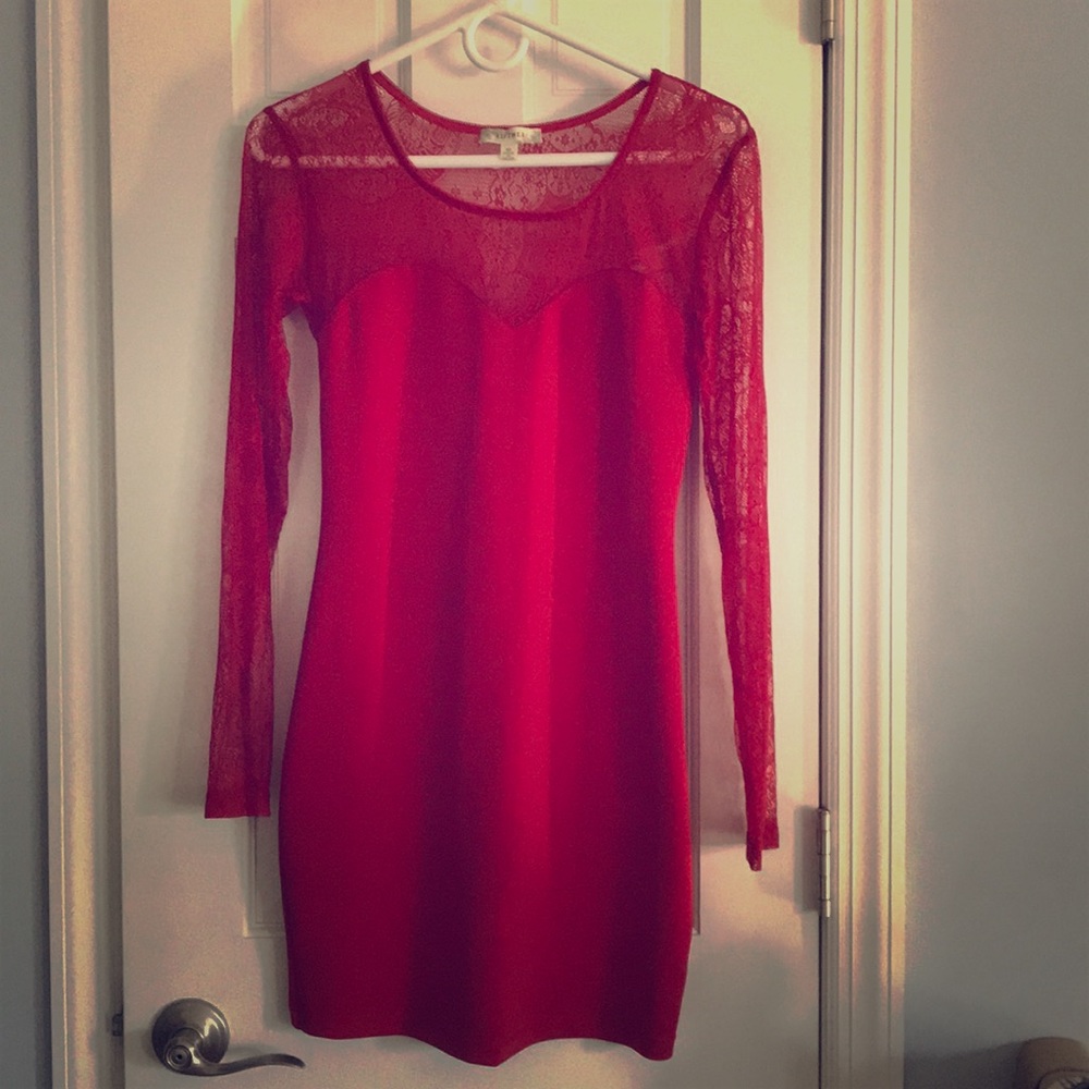Red dress